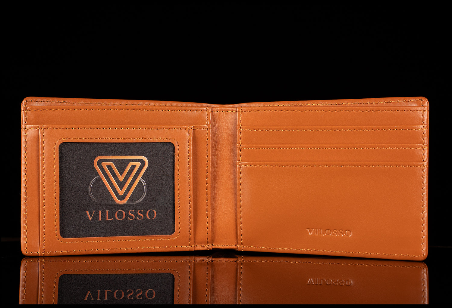 Slim Bifold Wallet (Cognac)