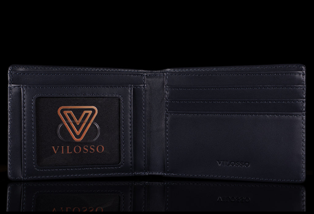 Slim Bifold Wallet (Navy)