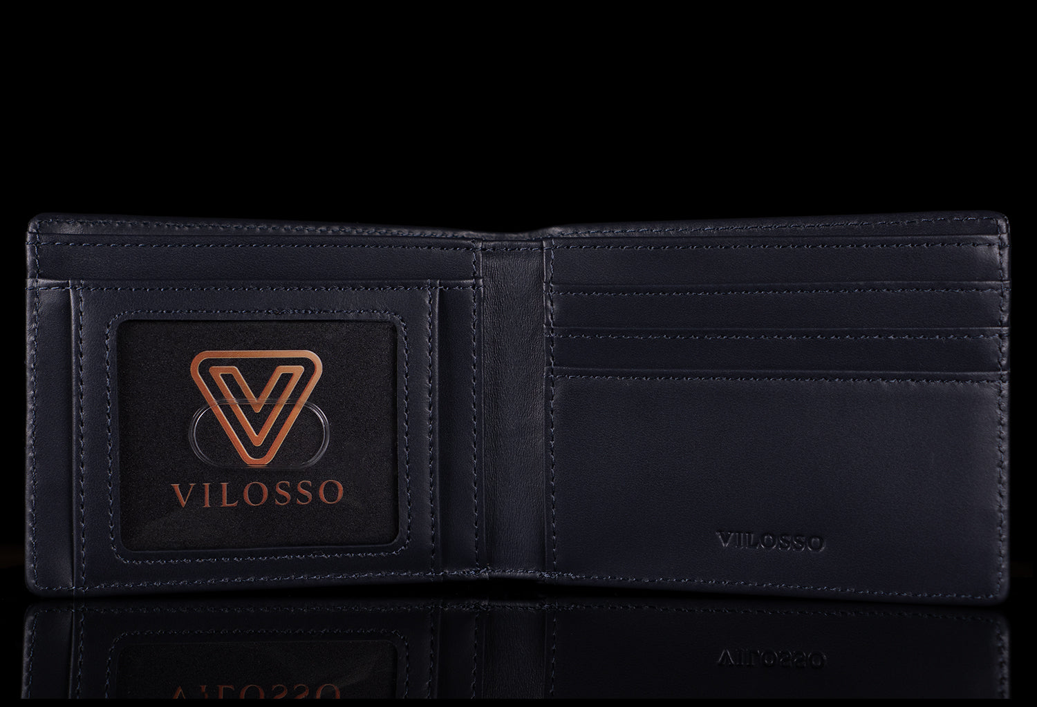 Slim Bifold Wallet (Navy)